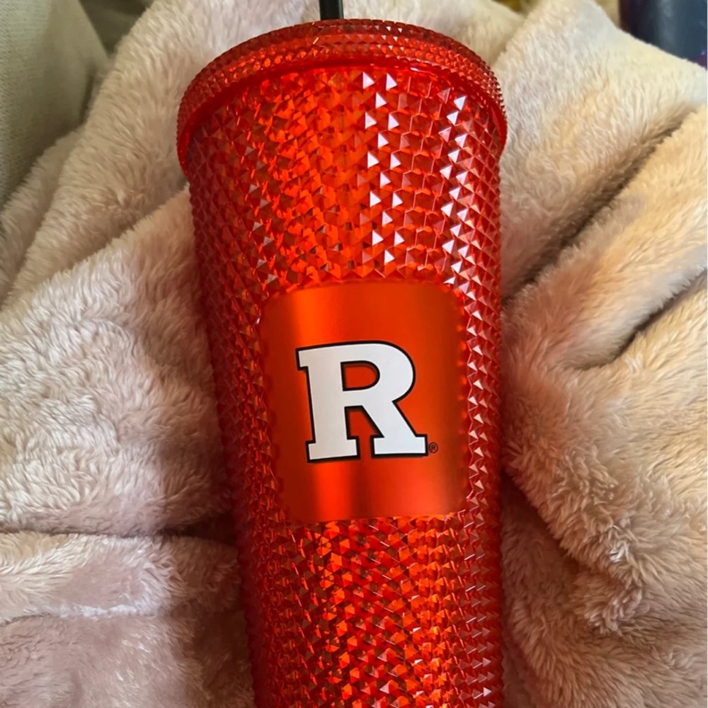 Rutgers Starbucks cold tumbler
